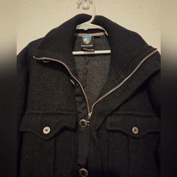 Kuhl Men's Black Zip-Up Sweater - Picture 7 of 9
